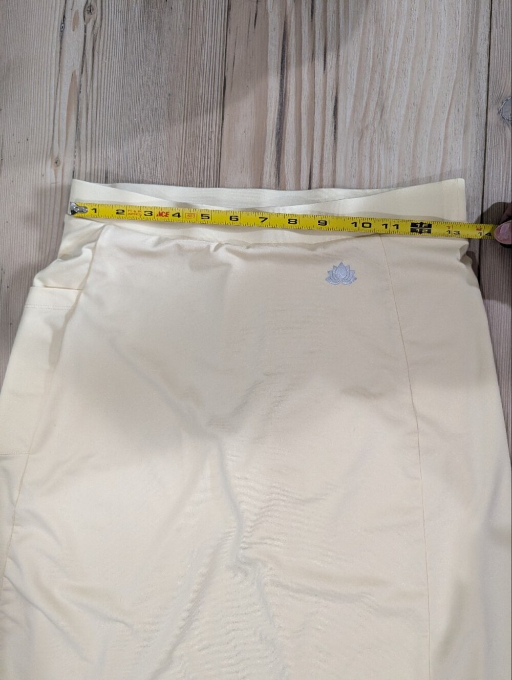 Snoga Athletics Modest Athletic Skirt Leggings Size Small Cream Ivory Pocket Act - Picture 6 of 7
